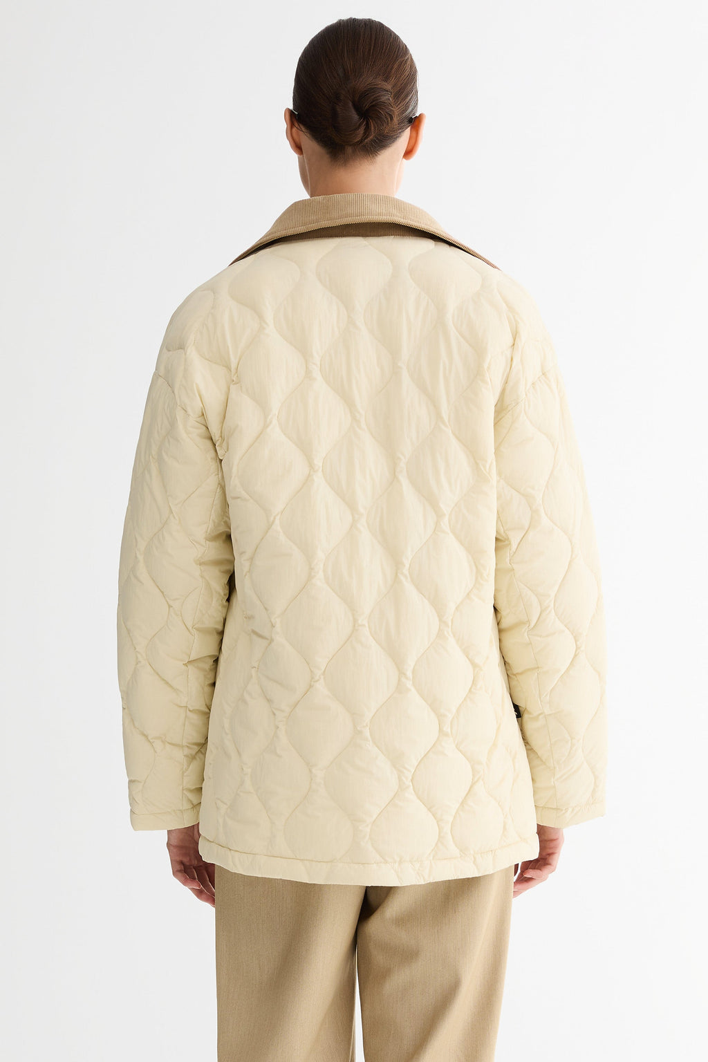 Oversized Velara Quilt Lightweight Down Jacket