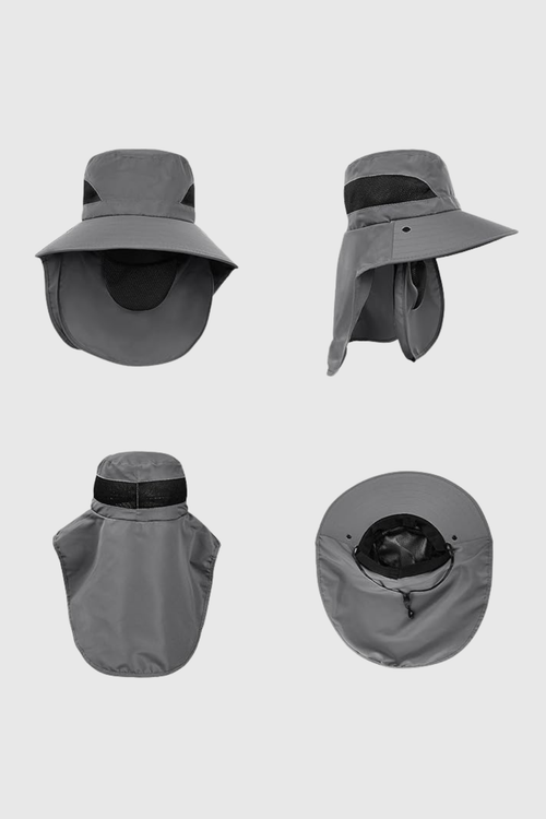 Unisex Outdoor Wide-Brim Bucket Hat