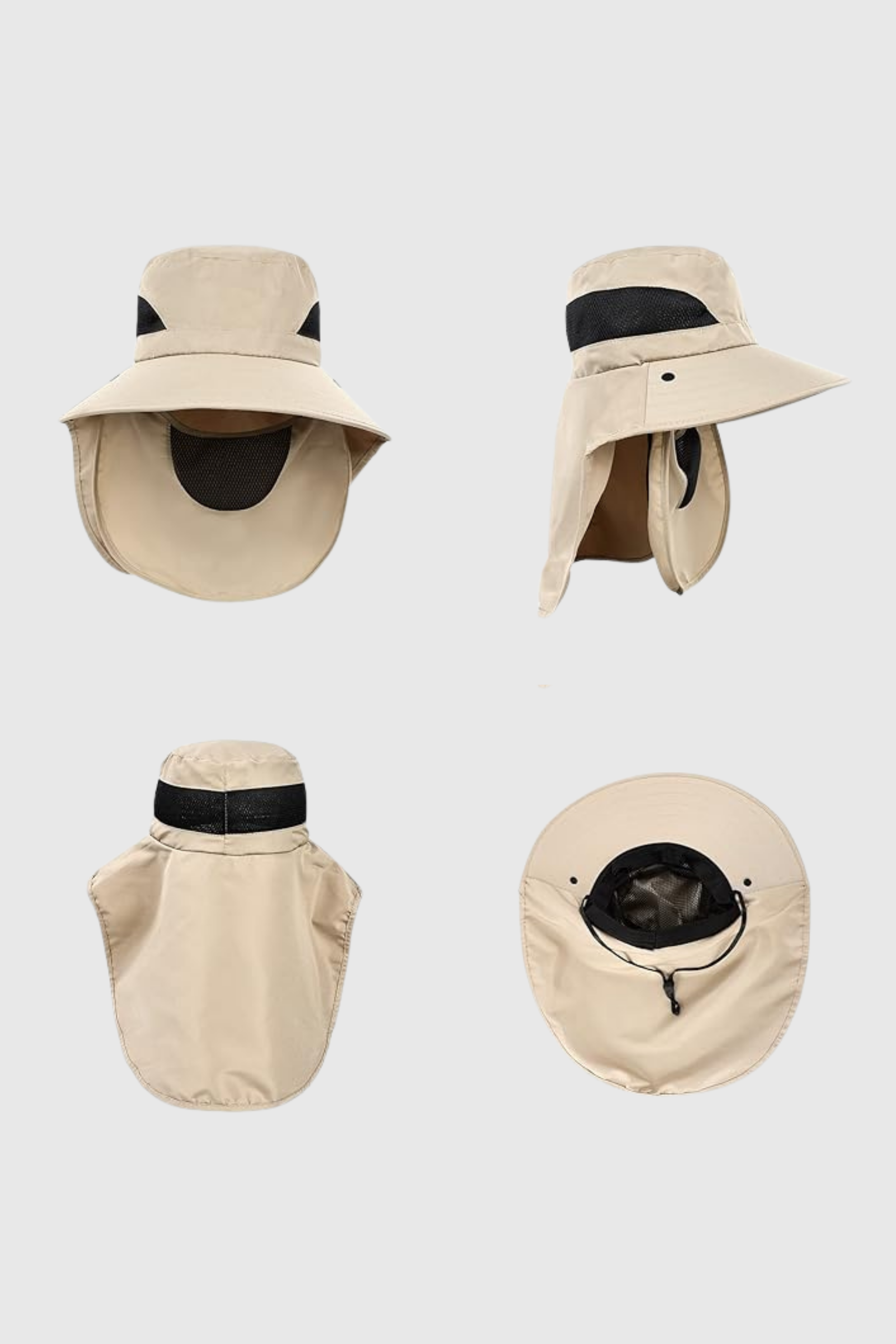 Unisex Outdoor Wide-Brim Bucket Hat