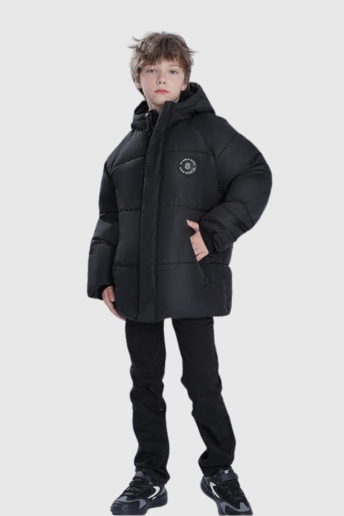 Boys Fleece Lining Heavyweight Water-Resistant Coat