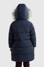 Girls Puffer Winter Coat Faux-Down Heavyweight Snow Parka