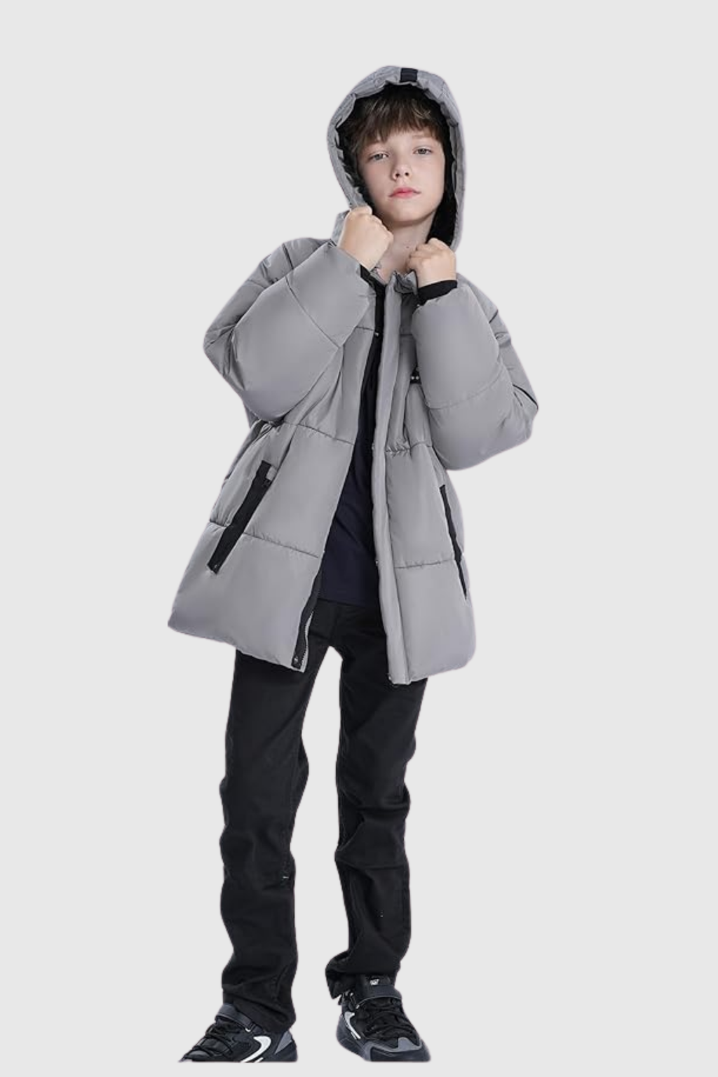 Boys Fleece Lining Heavyweight Water-Resistant Coat
