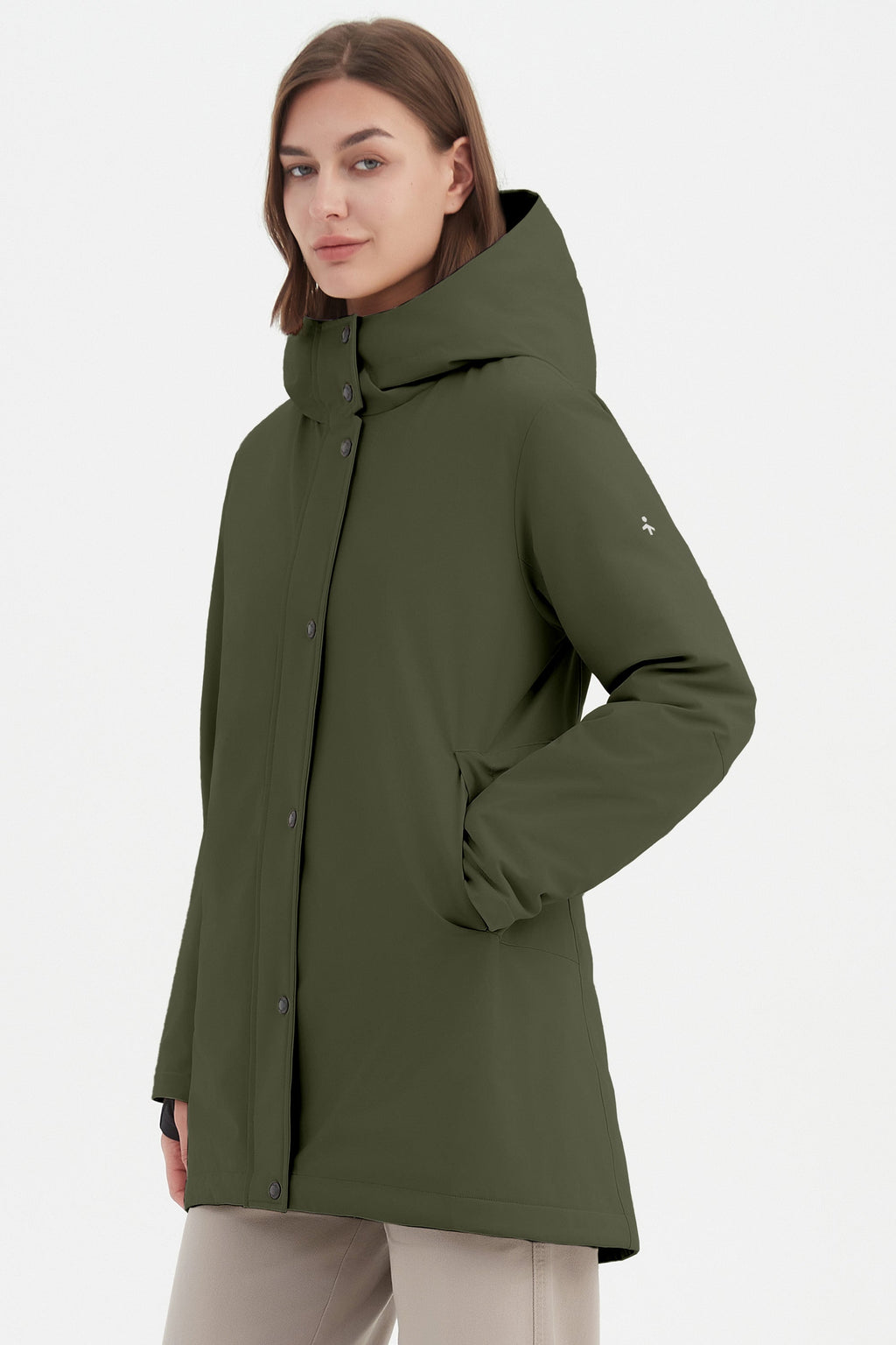 Hooded Winter Long Down Parka Jacket