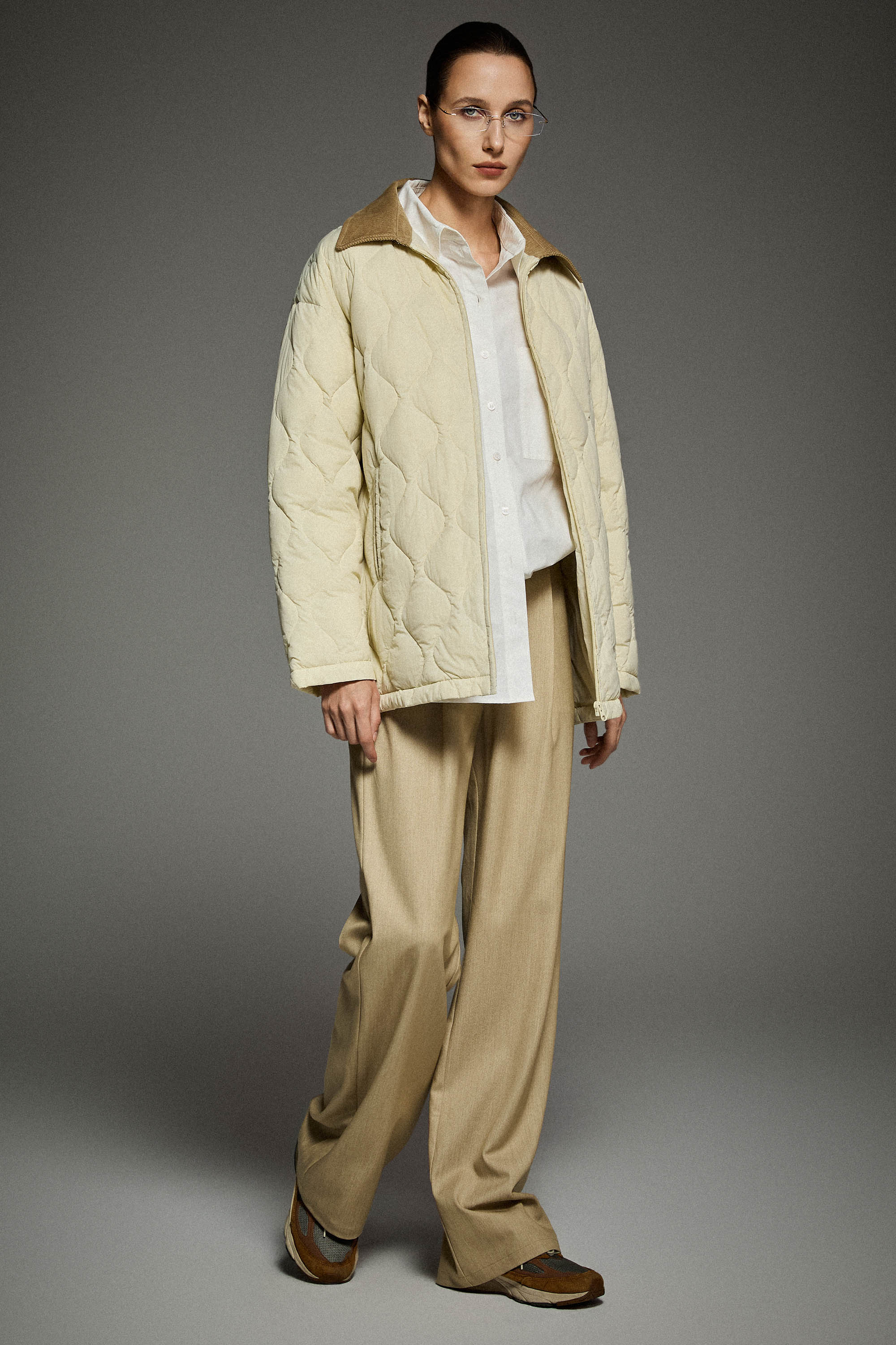 Oversized Velara Quilt Lightweight Down Jacket