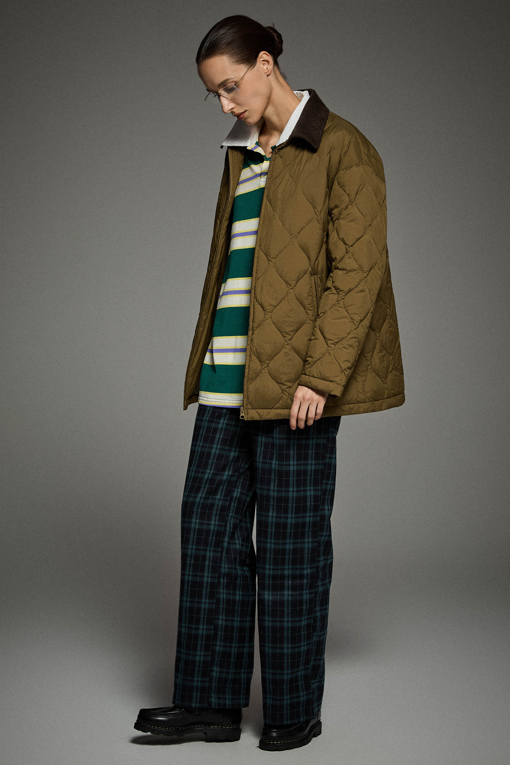 Oversized Velara Quilt Lightweight Down Jacket