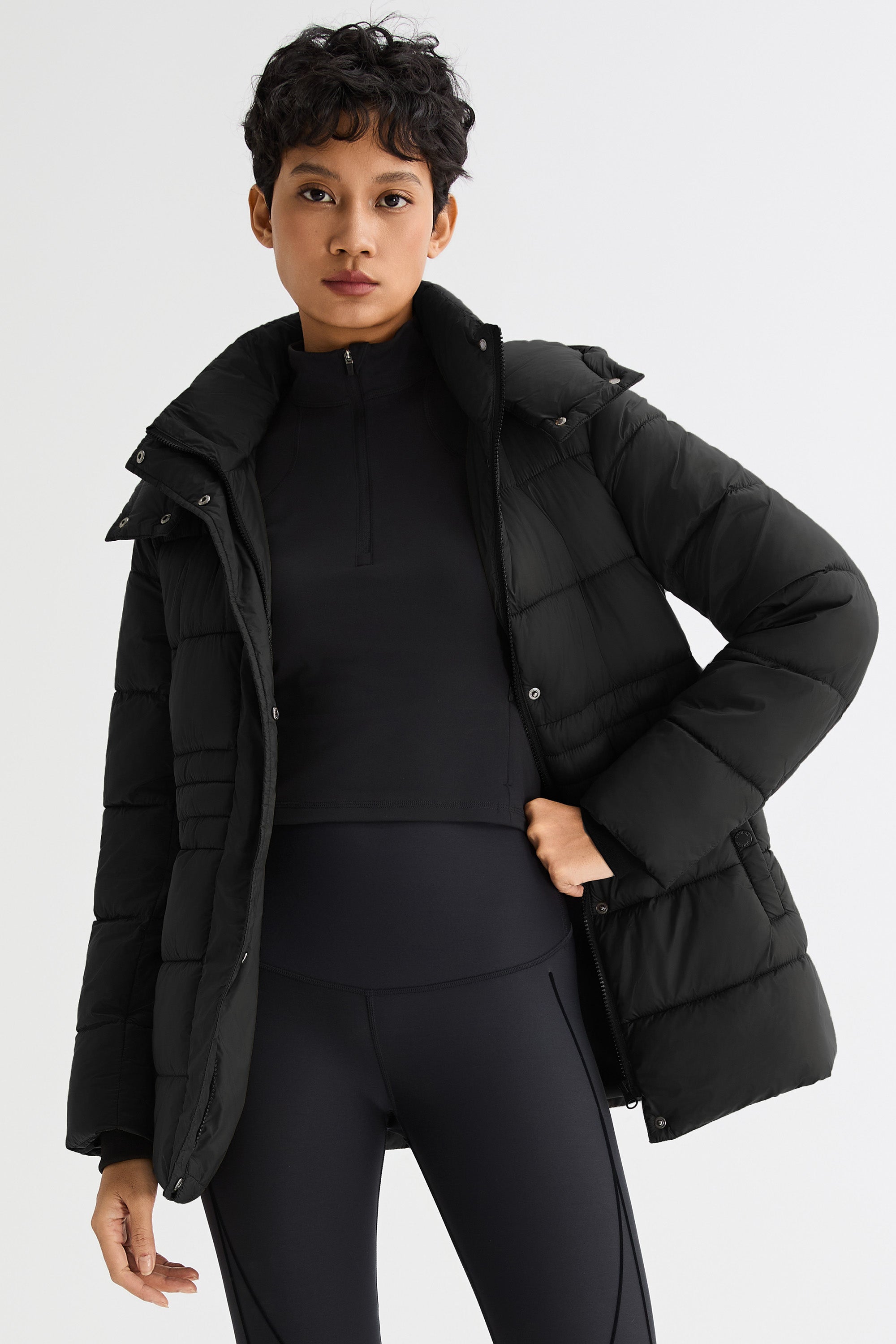 Hooded Quilted Everyday Lyrella Puffer Jacket