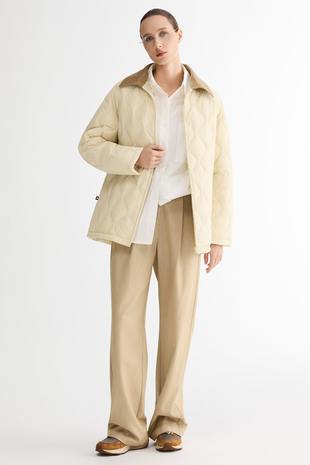 Oversized Velara Quilt Lightweight Down Jacket