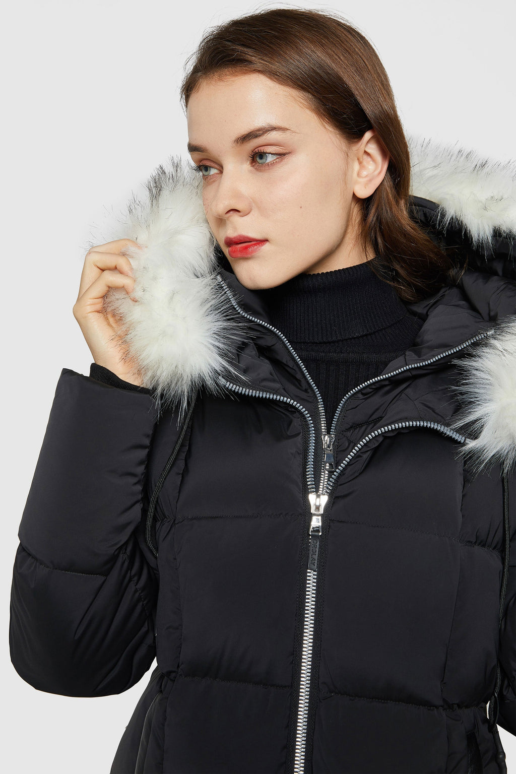 Bubble Interior Vest Hooded Down Puffer