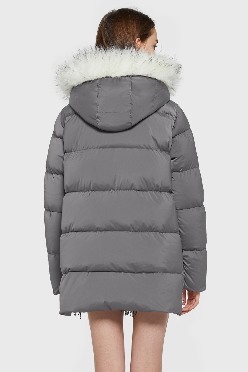Bubble Interior Vest Hooded Down Puffer