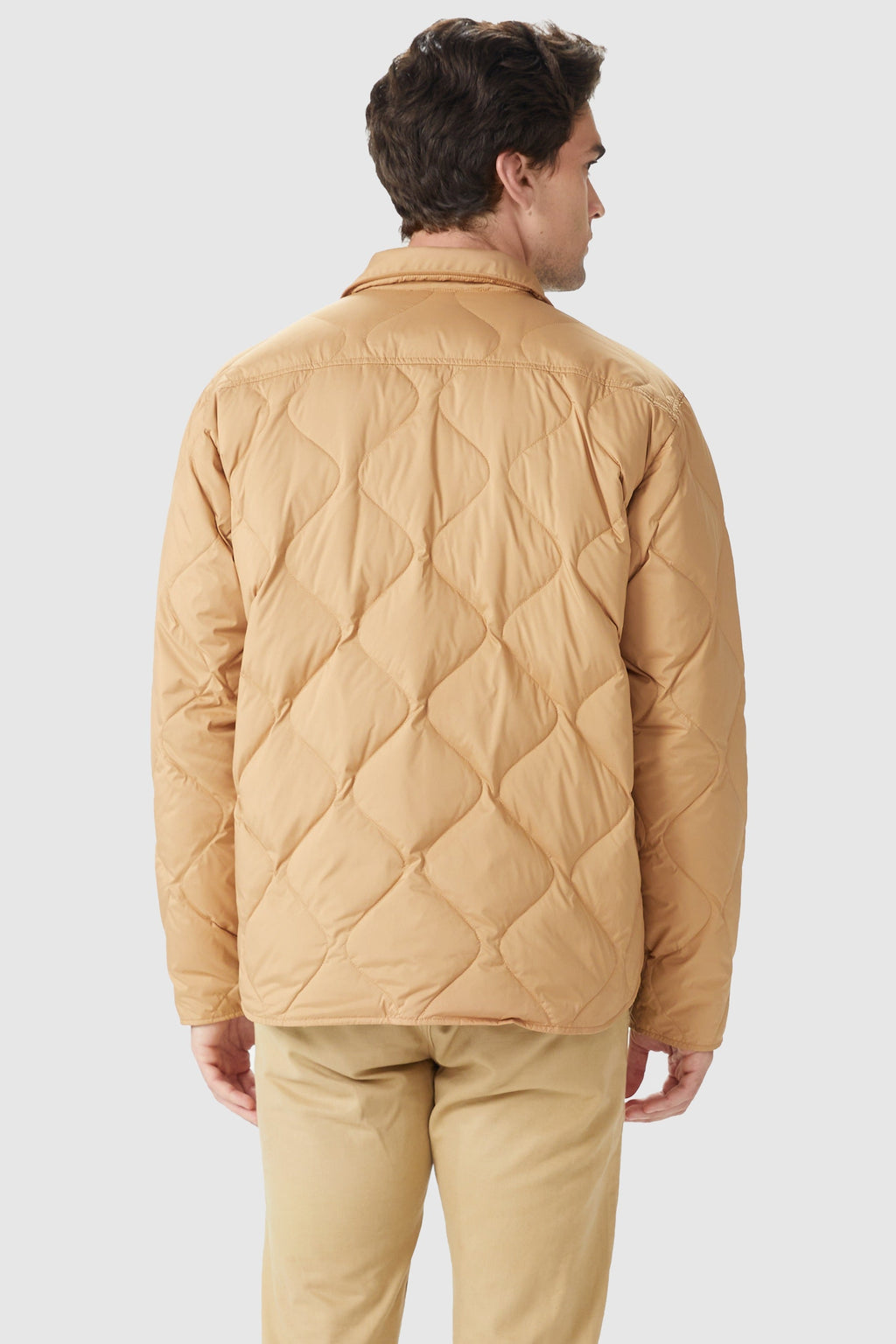 Button-Up Quilted Down Puffer