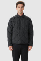 Button-Up Quilted Down Puffer