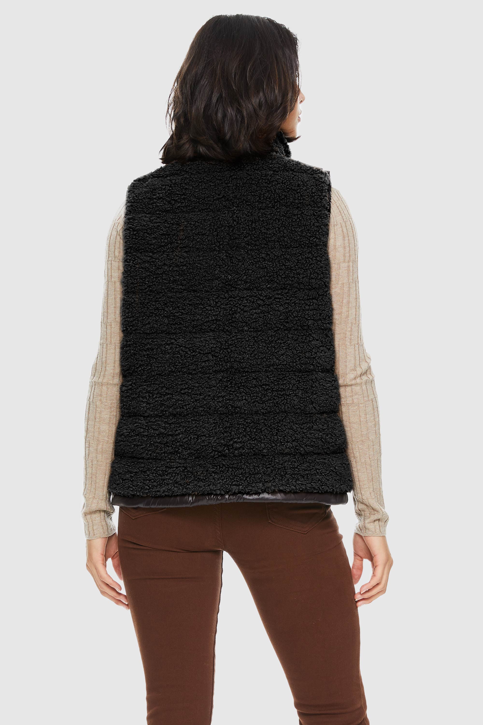 Casual Fleece Down Vest