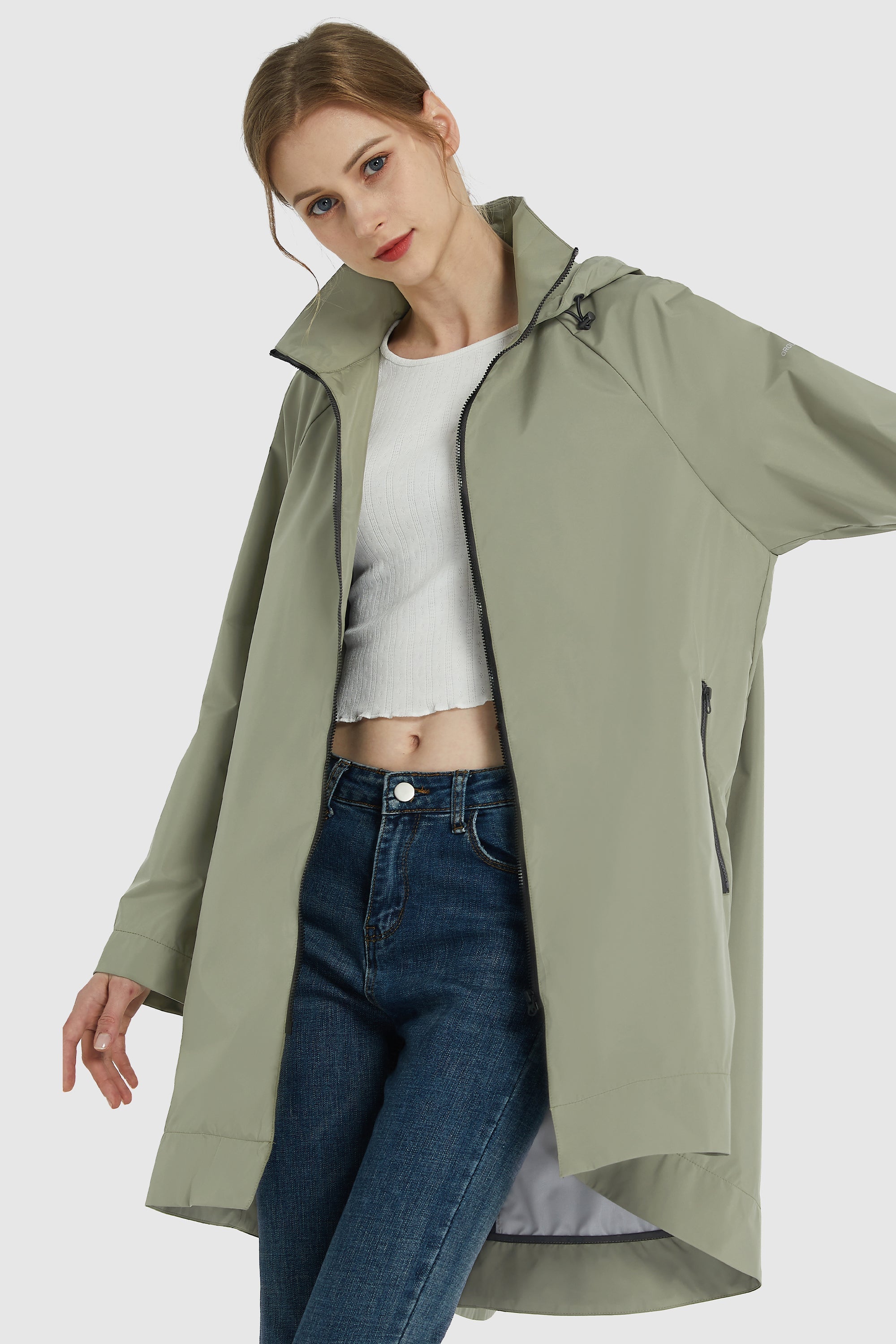 Classic Lapel Raincoat