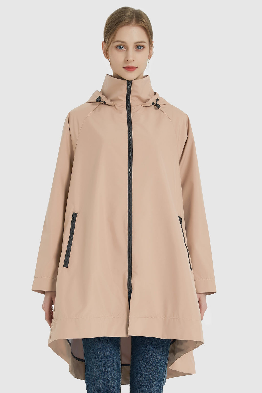 Classic Lapel Raincoat