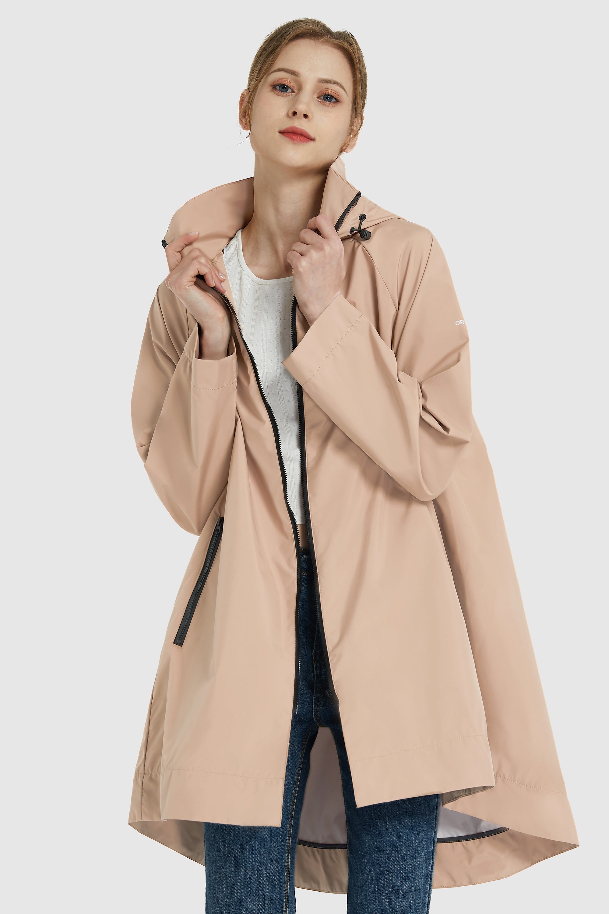Classic Lapel Raincoat
