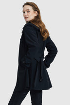 Classic Windproof Belted Hudson Trench
