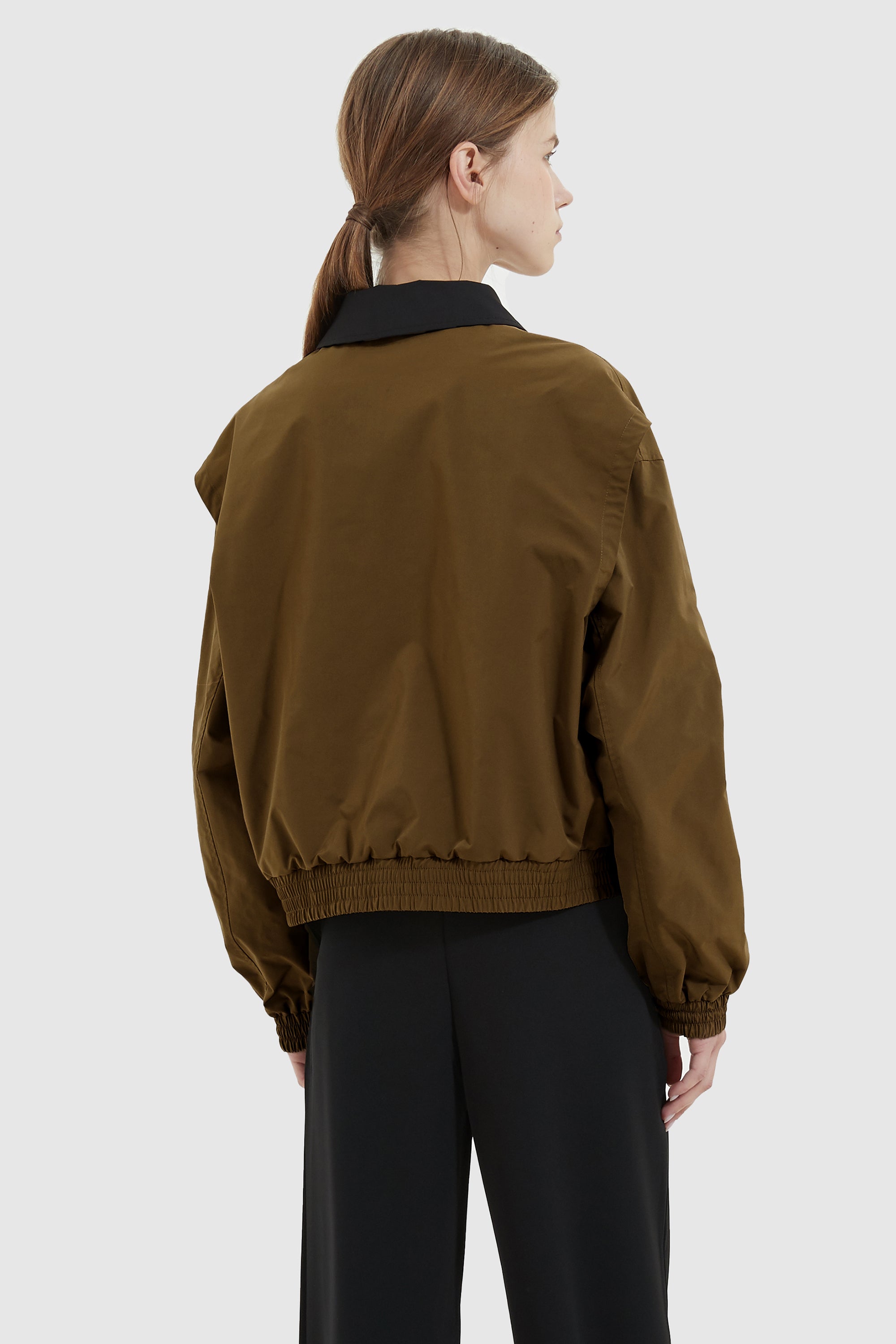 Collared Bomber Jacket