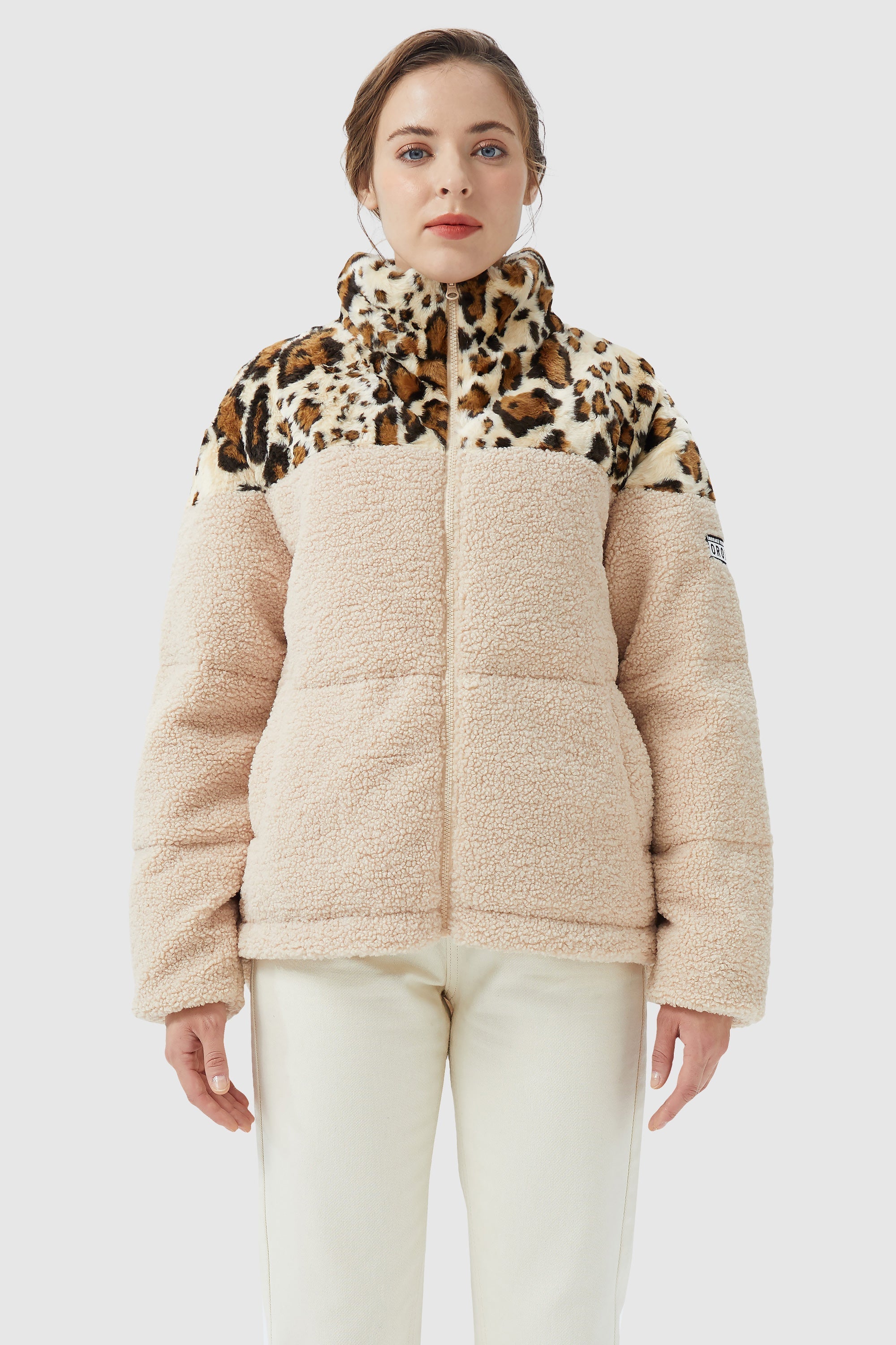 Corduroy Patchwork Puffer