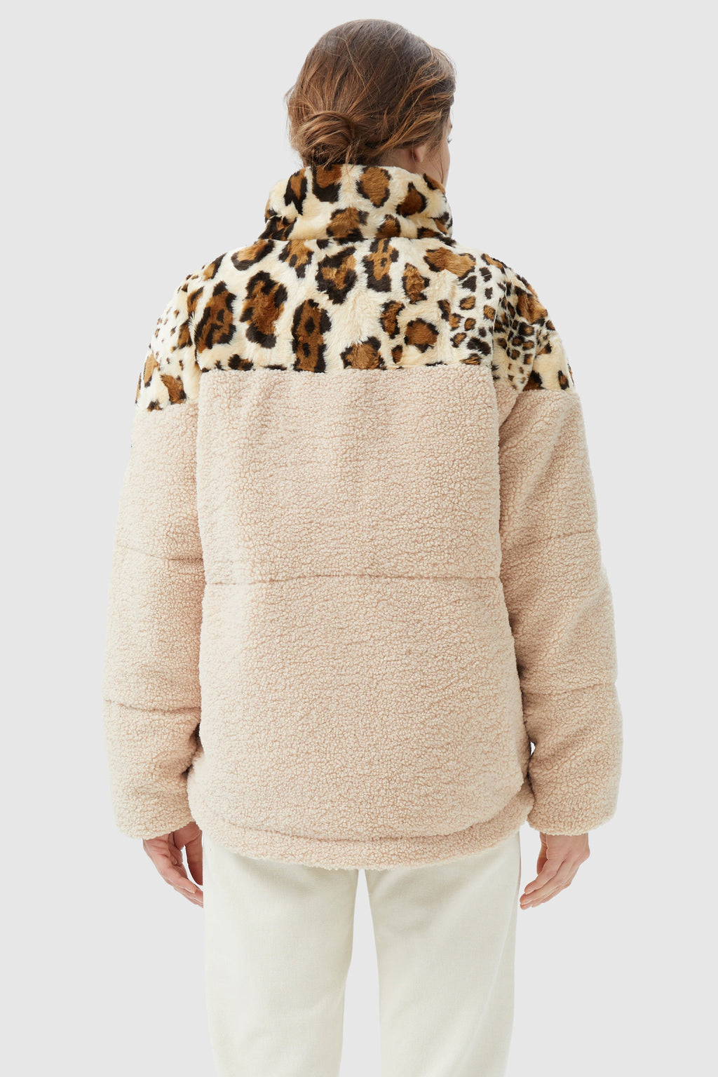 Corduroy Patchwork Puffer