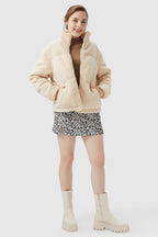 Corduroy Patchwork Puffer
