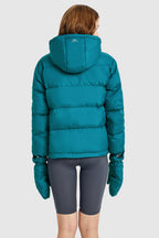 Diamond Quilted Jacket with Hood