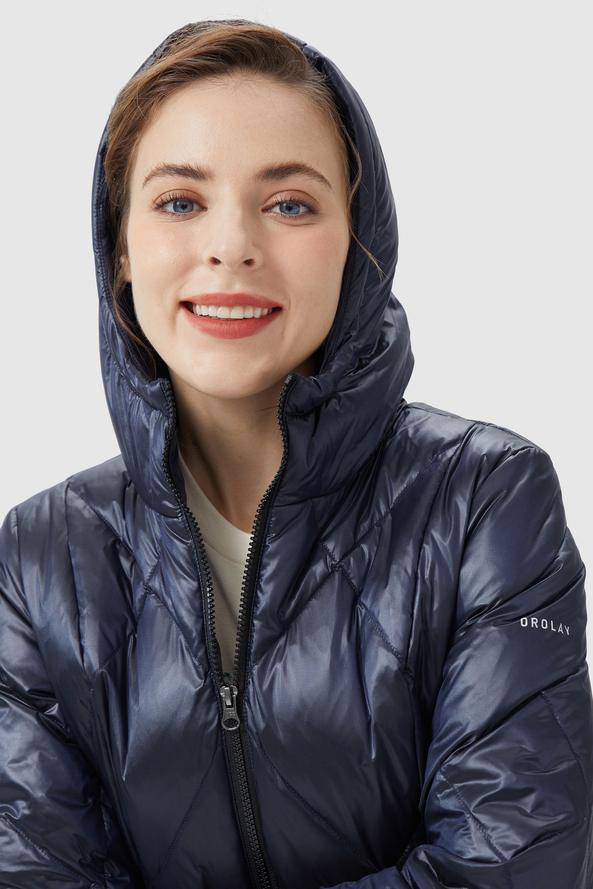 Diamond Quilted Jacket with Hood