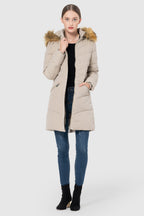 Diamond Quilted Winter Down Coat