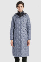 Double Layer Removable Hood Down Coat