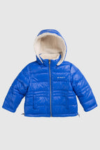 Fleece Down Warm Hooded Puffer Jacket
