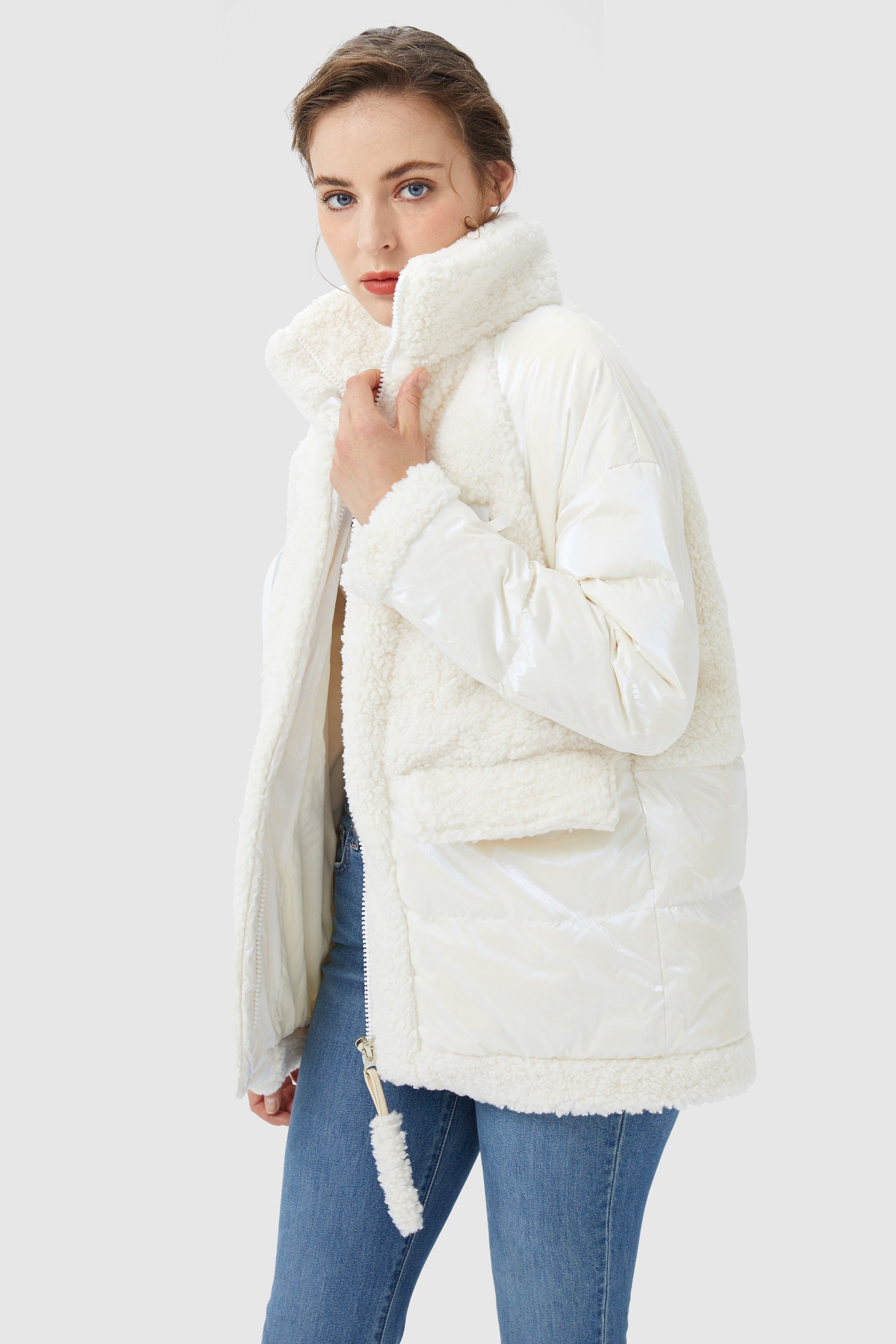 Fleece Winter Down Jacket