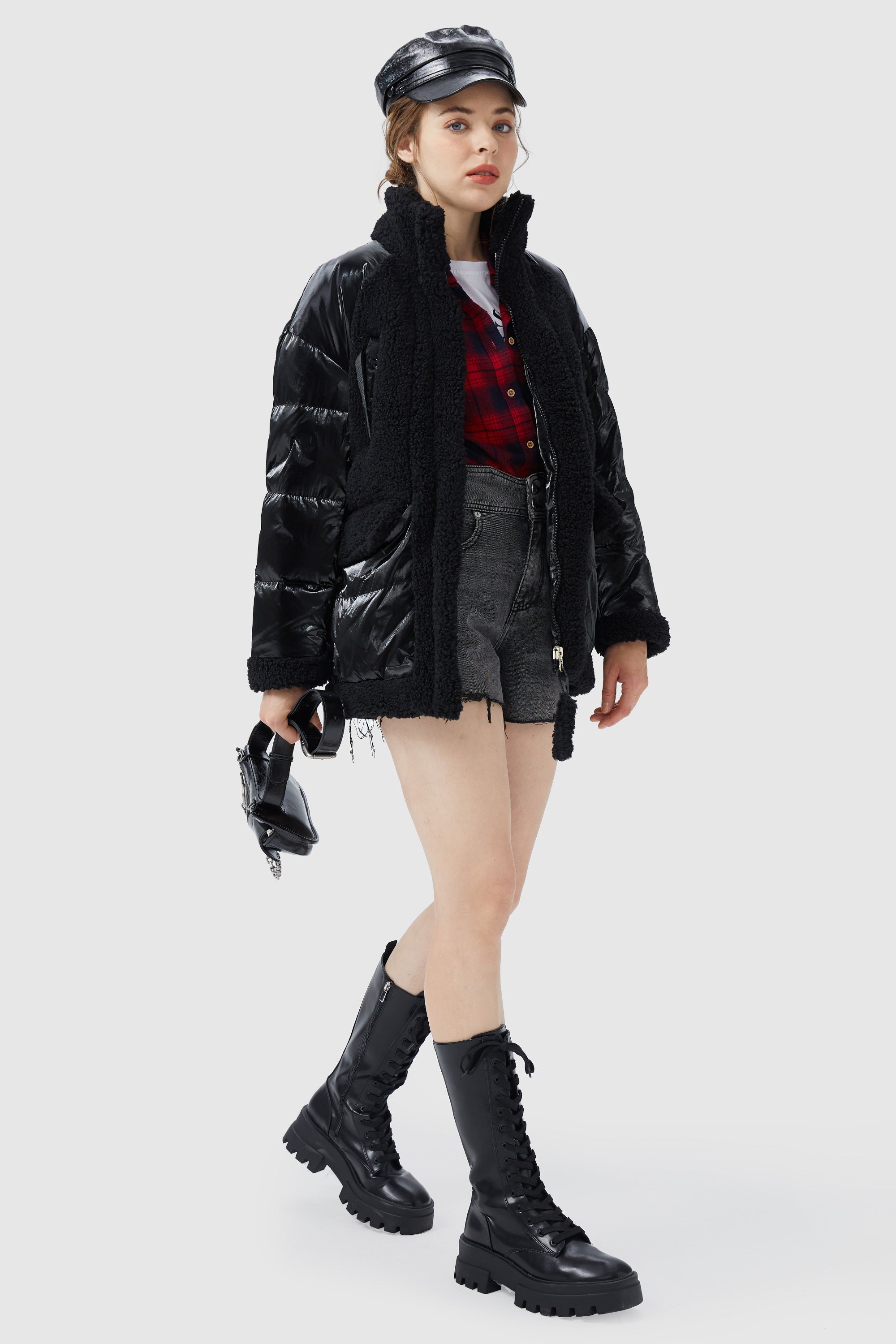Fleece Winter Down Jacket