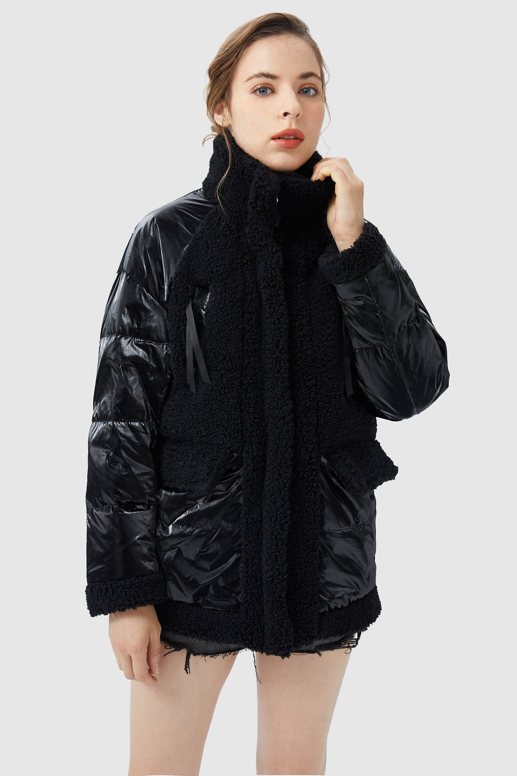 Fleece Winter Down Jacket