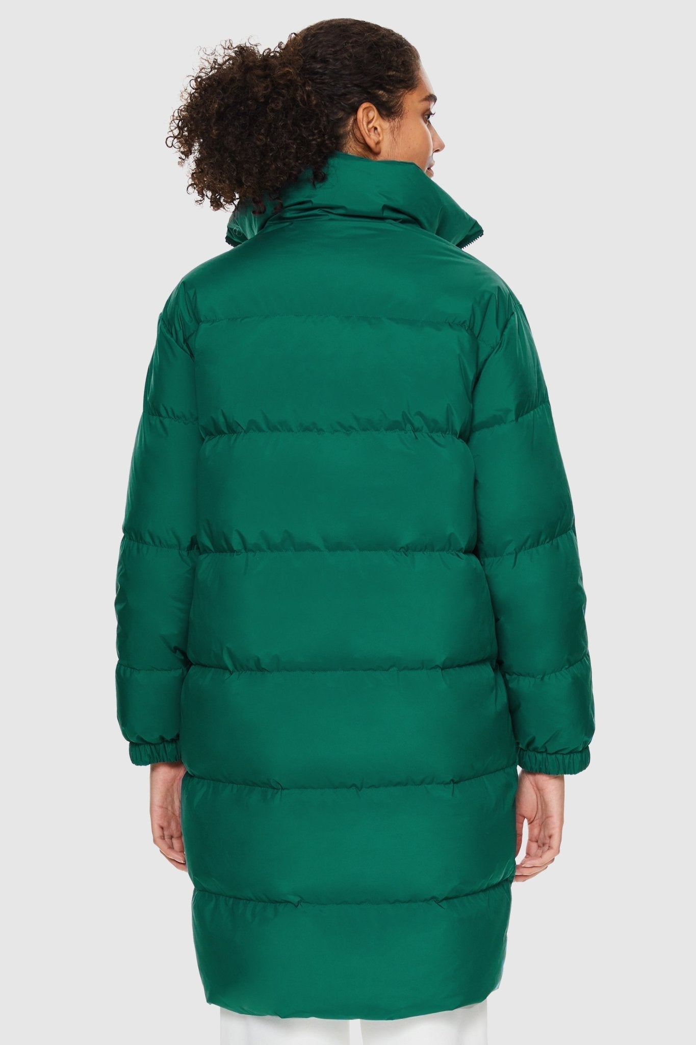 High Collar Long-sleeve Down Puffer Jacket