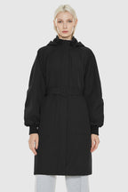 Hooded Belted Trench