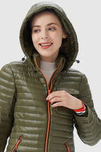 Hooded Cropped Puffer Jacket