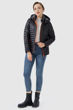 Hooded Cropped Puffer Jacket