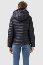 Hooded Cropped Puffer Jacket