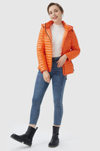 Hooded Cropped Puffer Jacket