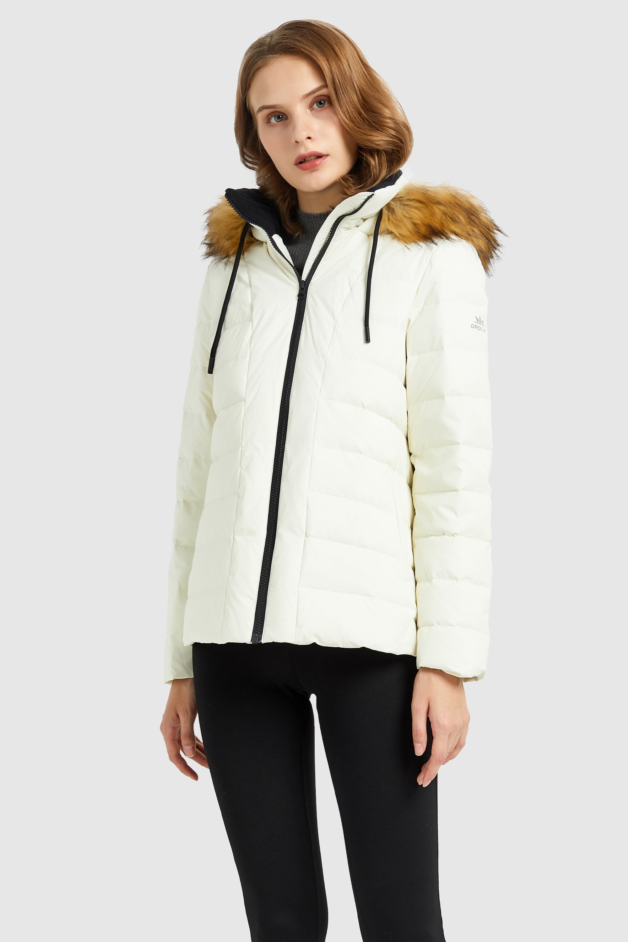 Inner Pocket Snap Puffer Down Jacket