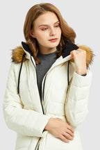 Inner Pocket Snap Puffer Down Jacket