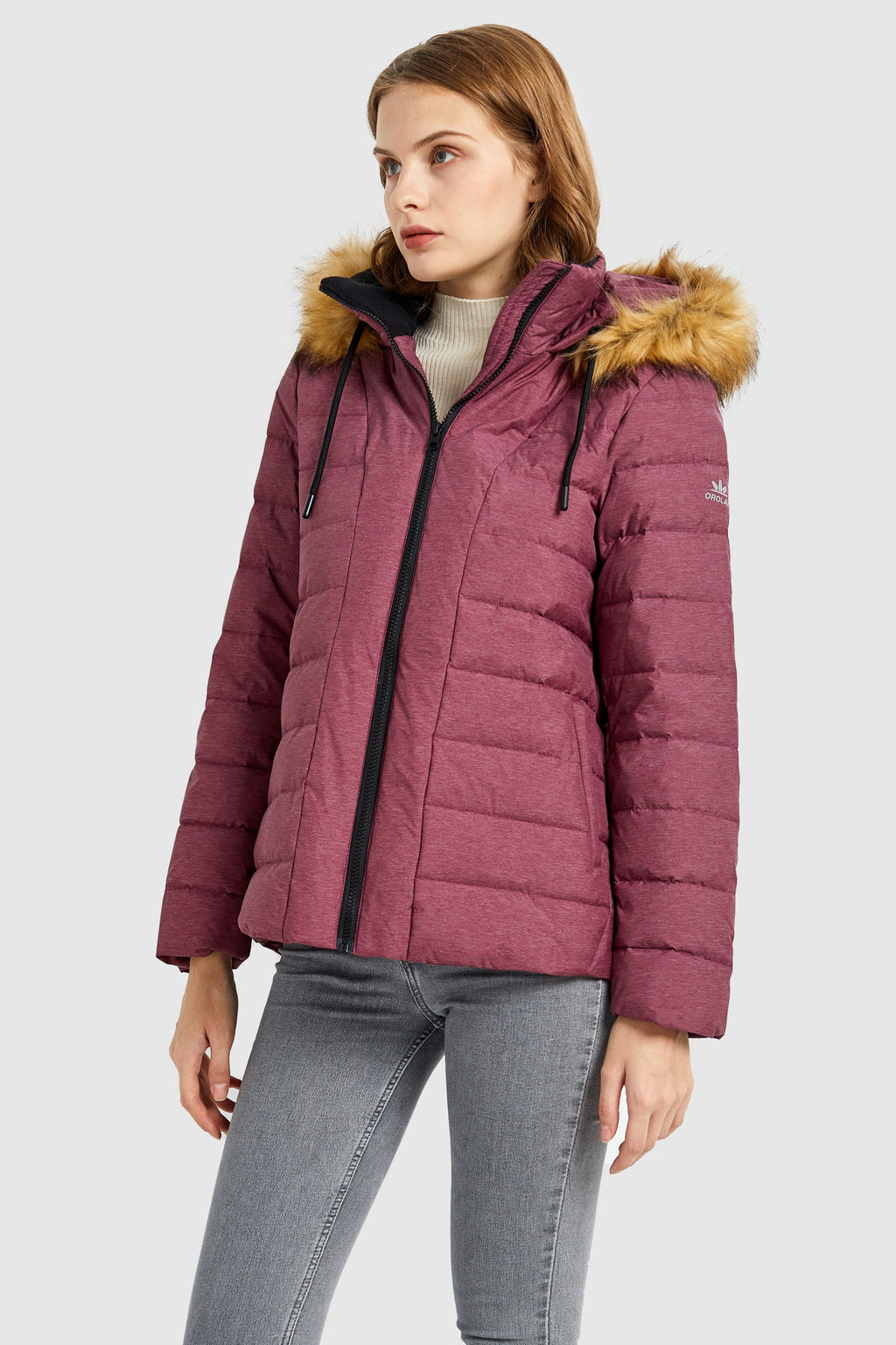 Inner Pocket Snap Puffer Down Jacket