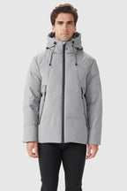 Insulated Warm Hooded Puffer Down Jacket