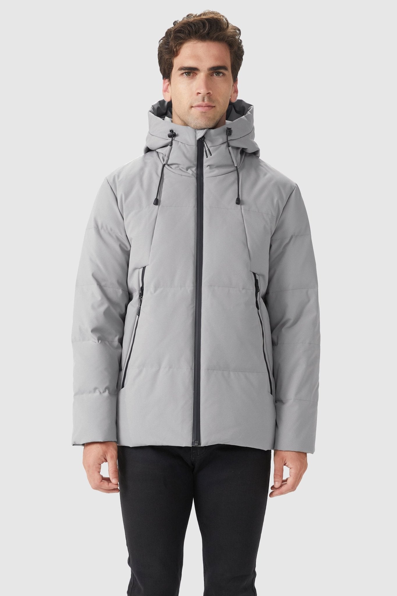 Insulated Warm Hooded Puffer Down Jacket