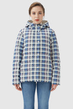 Lightweight Reversible Down Jacket with Hood