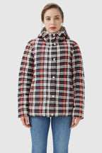 Lightweight Reversible Down Jacket with Hood