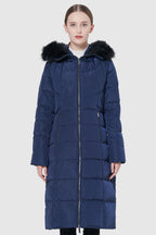 Maxi Thickened Hooded Down Jacket