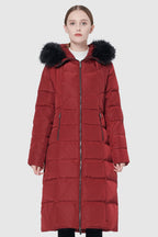 Maxi Thickened Hooded Down Jacket