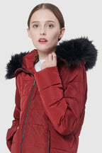 Maxi Thickened Hooded Down Jacket