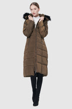 Maxi Thickened Hooded Down Jacket