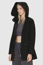 Military Anorak Jacket Zip-Up Windbreaker Active Hooded